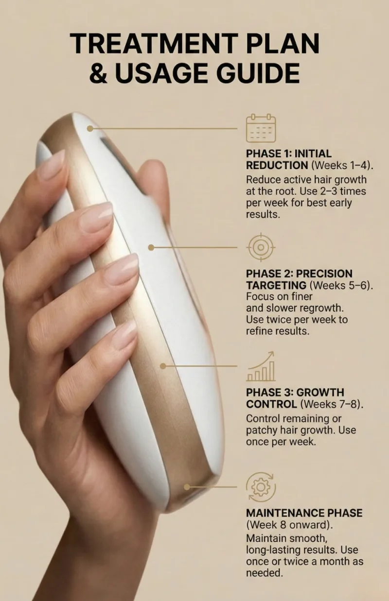 Flow IPL Laser Hair Removal Device