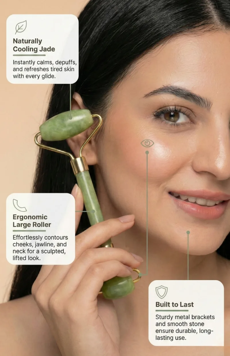 Himalayan Jade Roller & Gua Sha Set