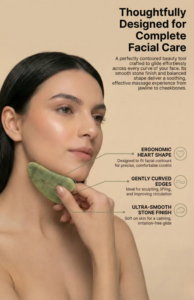 Himalayan Jade Roller & Gua Sha Set