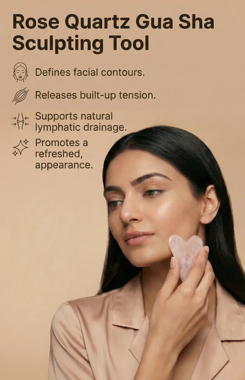 Rose Jade Roller & Gua Sha Set