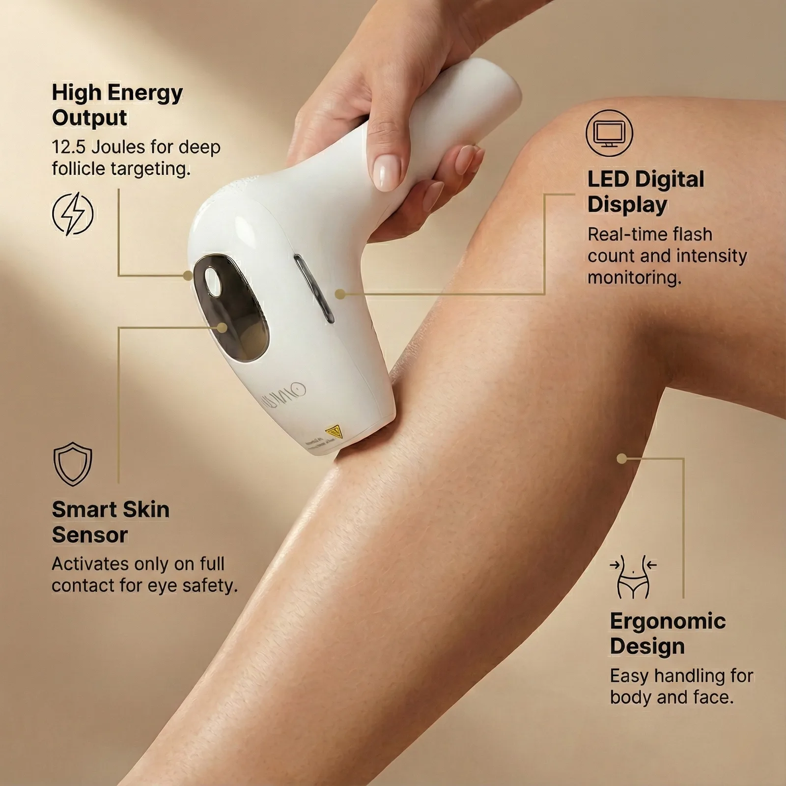 Wave IPL Laser Hair Removal Device