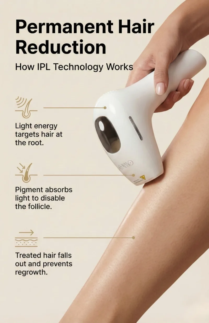 Wave IPL Laser Hair Removal Device
