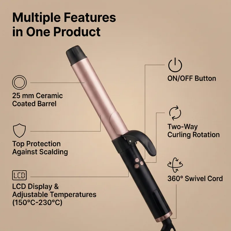 Twirl Automatic Rotating Hair Curling Iron