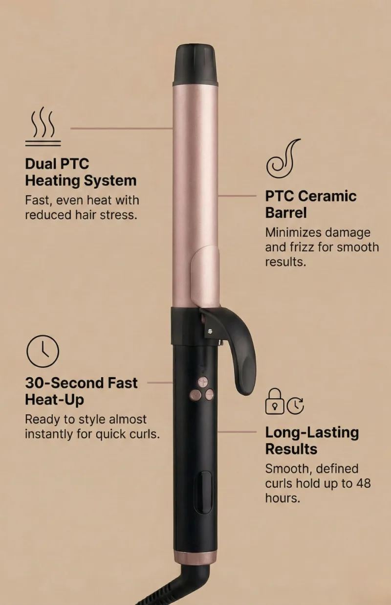 Twirl Automatic Rotating Hair Curling Iron